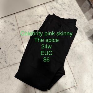 Black skinny jeans 24w
